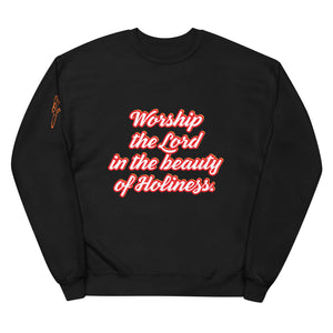 In the beauty sweatshirt